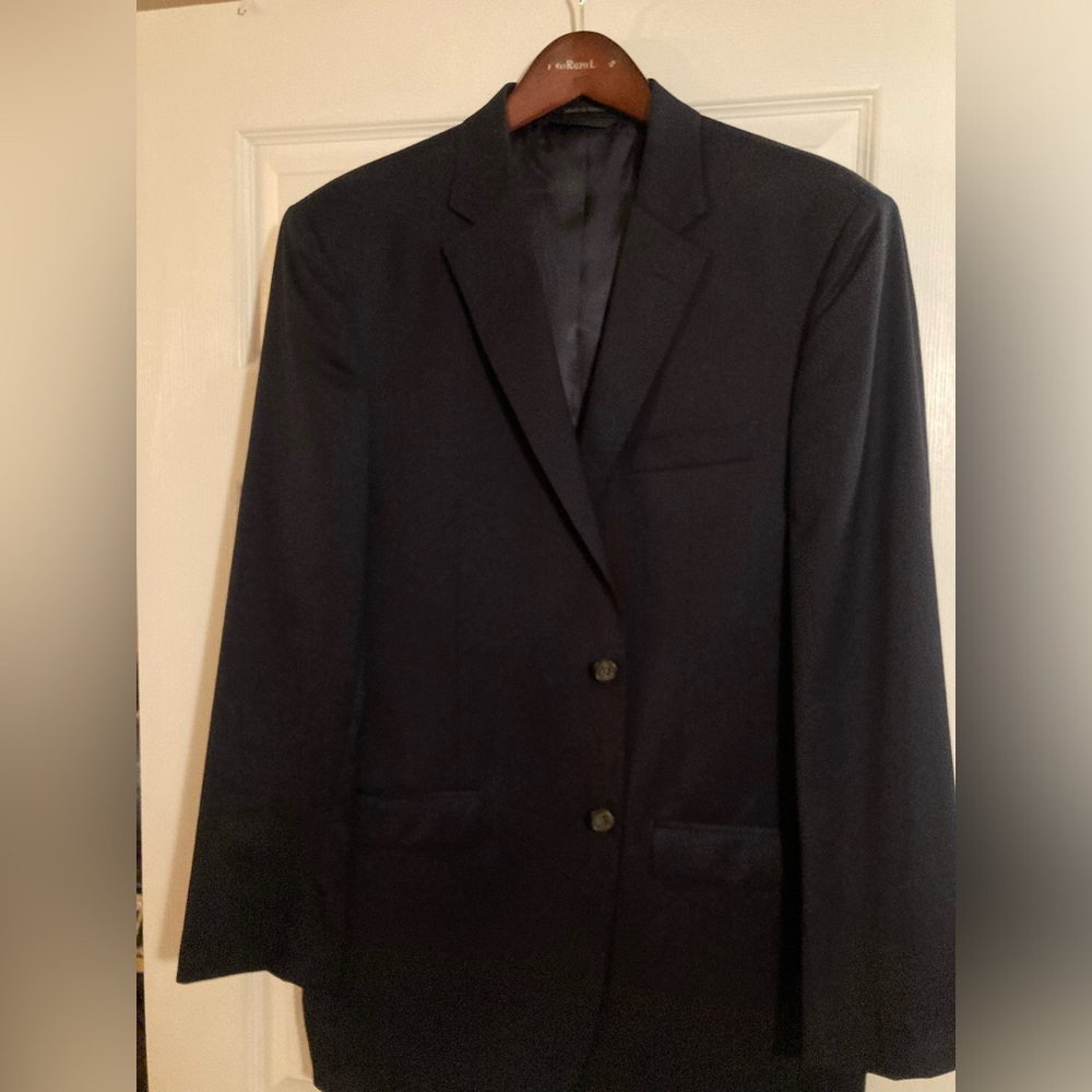 Ralph Lauren Navy Sports Jacket Blazer Size 42L Like New